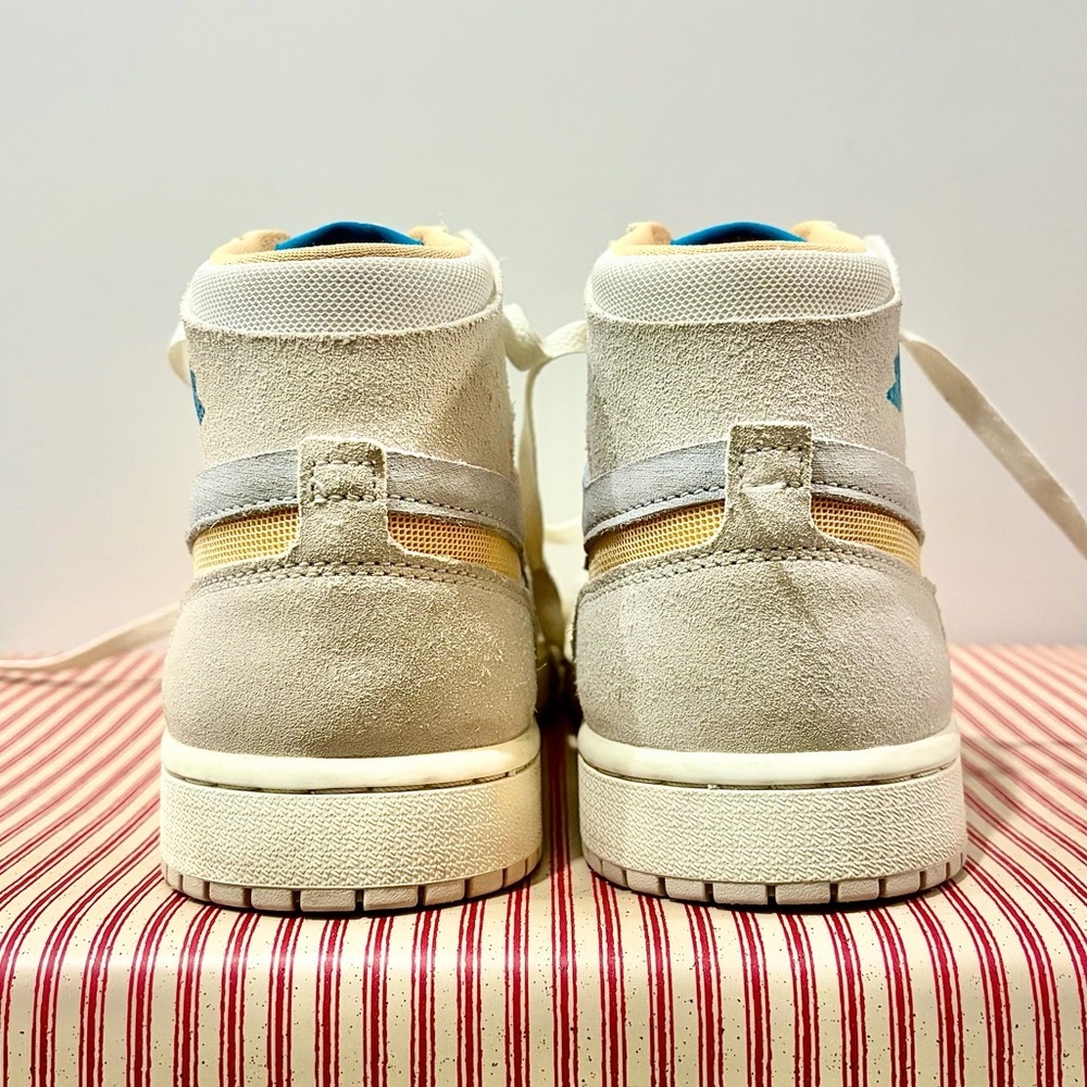 Air Jordan 1 High Zoom CMFT 2 Sail Gold Men’s 7.5 LIKE NEW (Box Included) - Picture 7 of 10